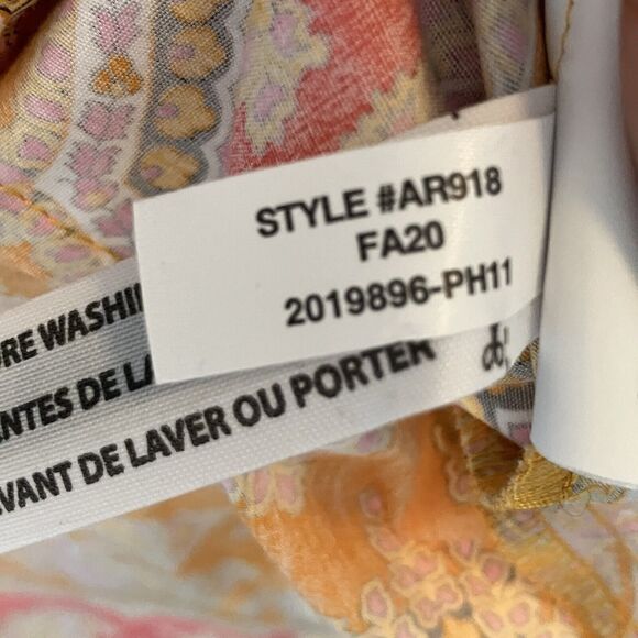 J Crew Shirt Womens 0 Perfect Shirt in Rattie Paisley‎ Button Down Collard - Picture 8 of 9